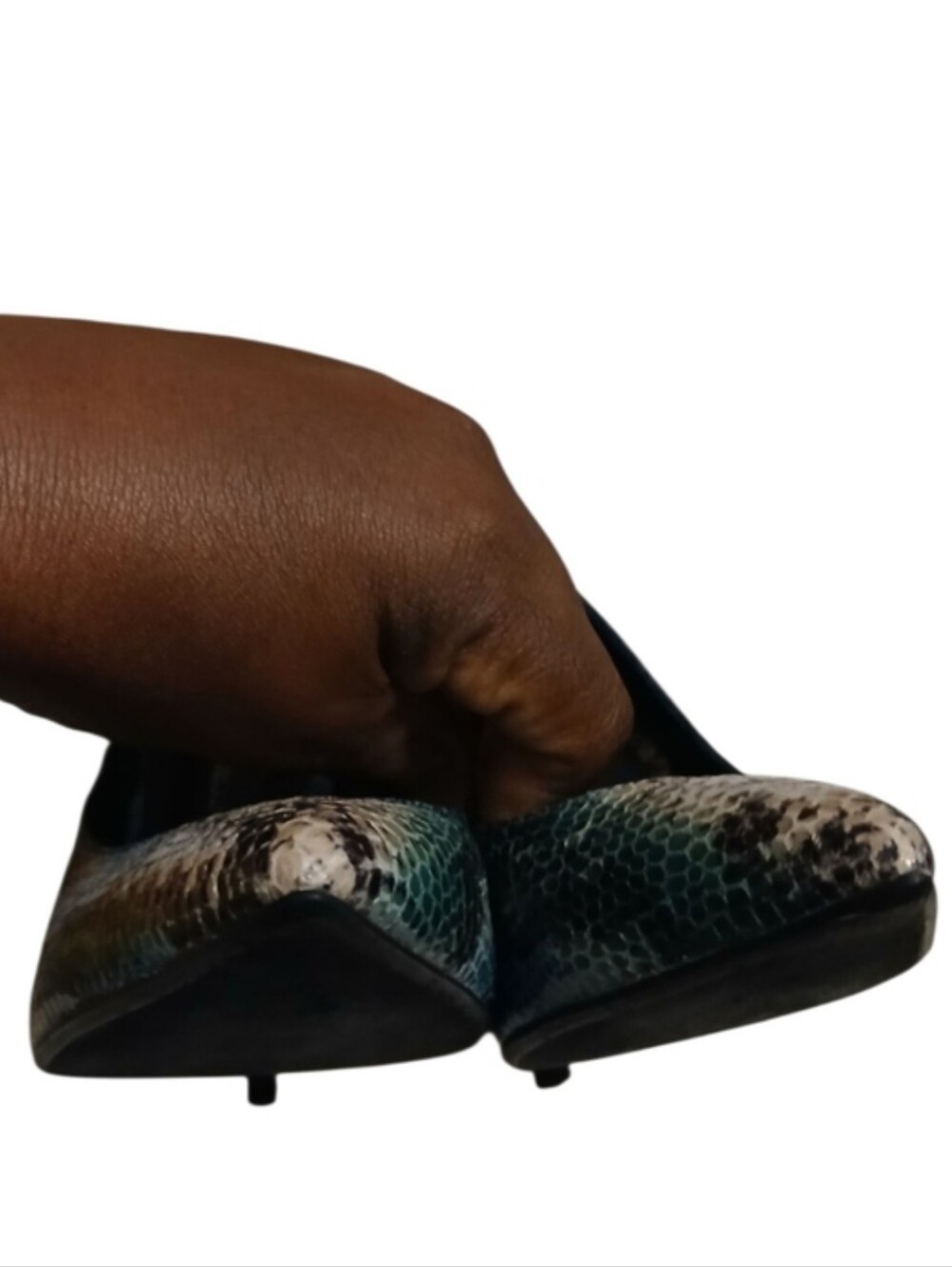 Jeffrey Campbell | Colorful Snakeskin Leather Stiletto Heels Size 6 - Picture 3 of 12